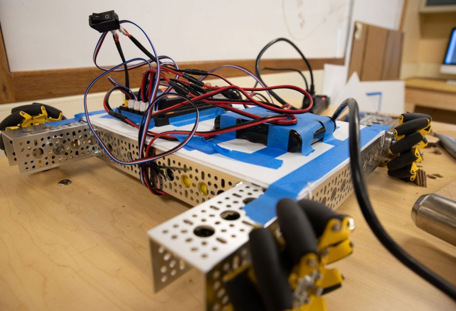 A robot made by students