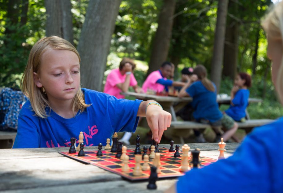 kids playing chess